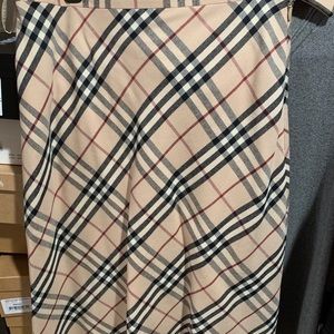 Burberry knee length skirt